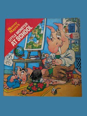 10/$25 Vintage 70's Mercer Mayer Little Monster At School Storybook